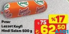 PINAR LEZZET KEYFİ HİNDİ SALAM 500 G